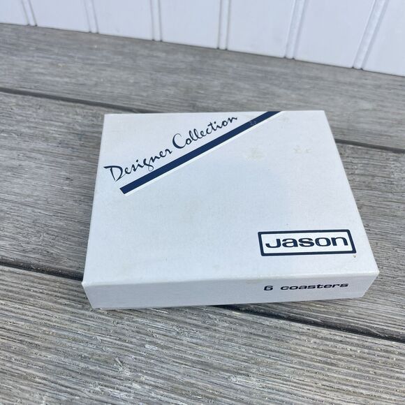 Jason Designer Collection Coasters (6) Flower Box Pattern New Zealand Vi… - Picture 2 of 12